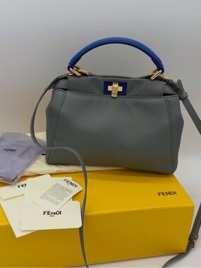 Authentic Fendi Mini peekaboo handbag